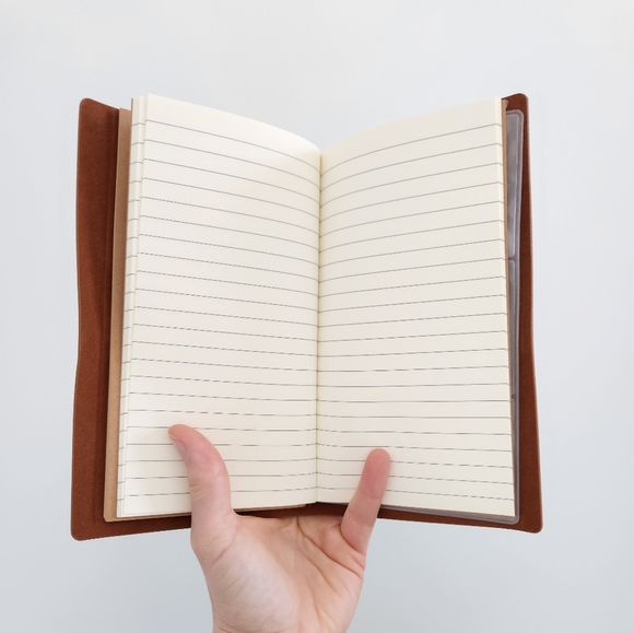 Leather Journal/ Notebook With Gold Script - Picture 5 of 7